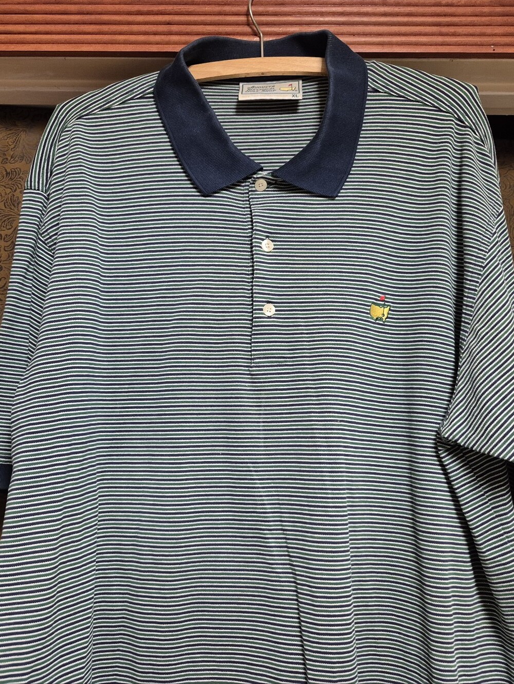 Augusta National Golf shop Striped Polo Shirt